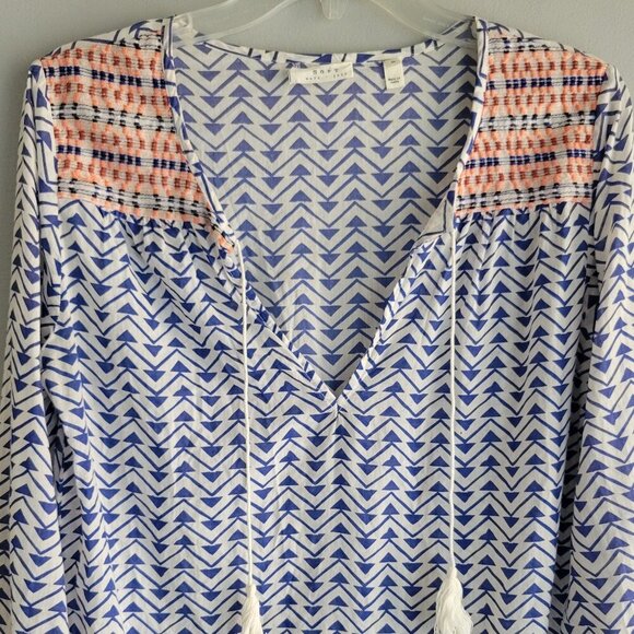 Soft Joie Daria Geo-Print Coverup Tunic Dress - Picture 8 of 14